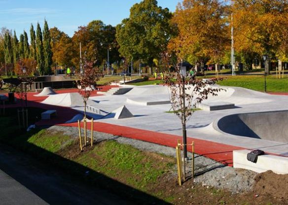 Street, Olliewood skatepark